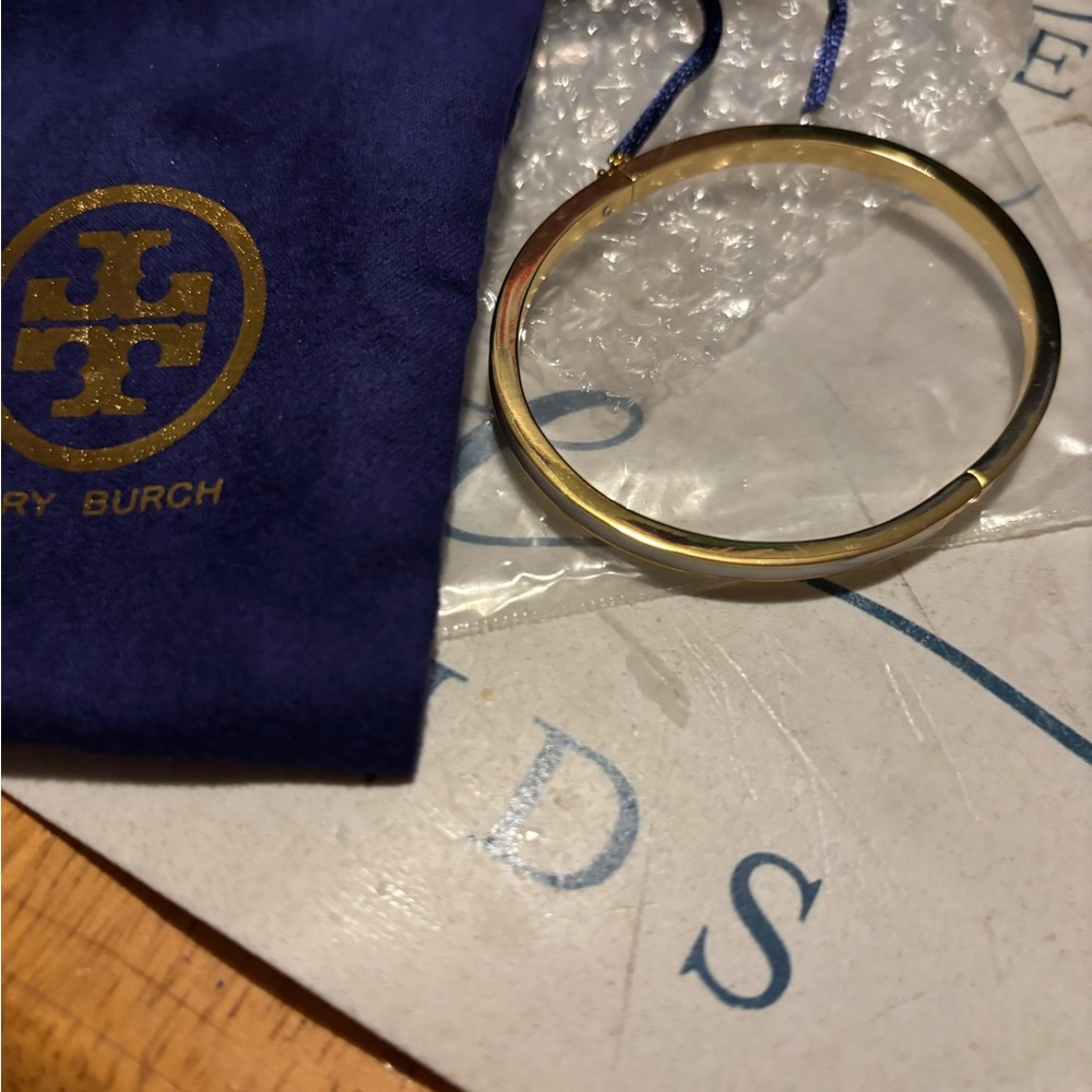 Tory Burch Gold-Tone Bangle Bracelet